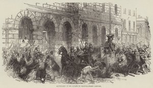 Trasporto del Sig. Sloane al Giltspur Street Compter da Henry Anelay